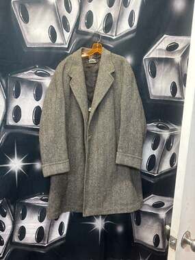 Vintage Burberrys Wool Overcoat XL.